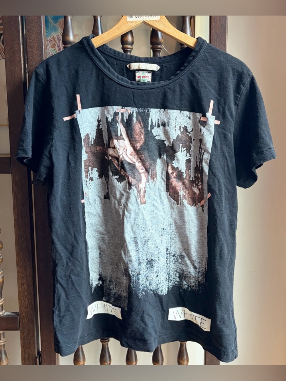 RARE Off-White Virgil Abloh Caravaggio Annunciation Tee Graphic T-shirt Medium